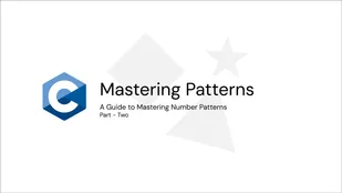 🌟 Pattern Programs in C: A Guide to Mastering Number Patterns Part - Two 🌟